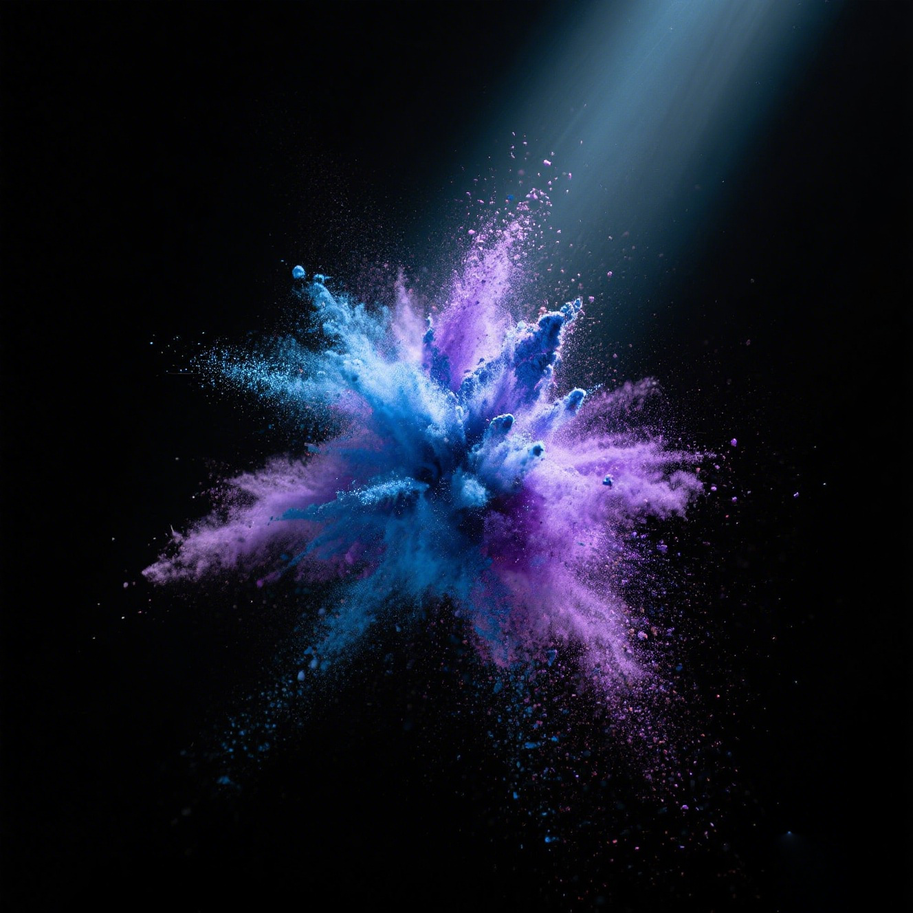 Color Dye Explosion Photography