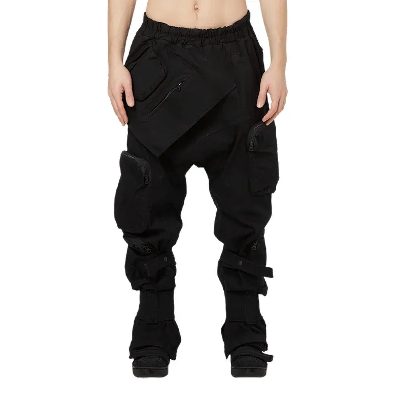 Men's Pants  Men Waste Design Cotton Safari Style Cargo Pants