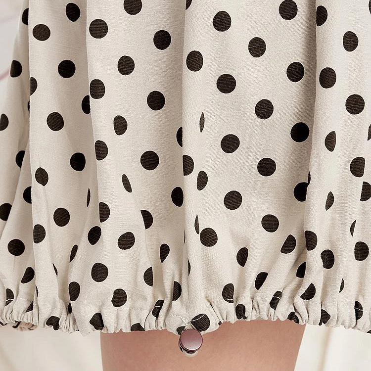 Summer High Waisted Polka Dots Short Chic Skirt For Women