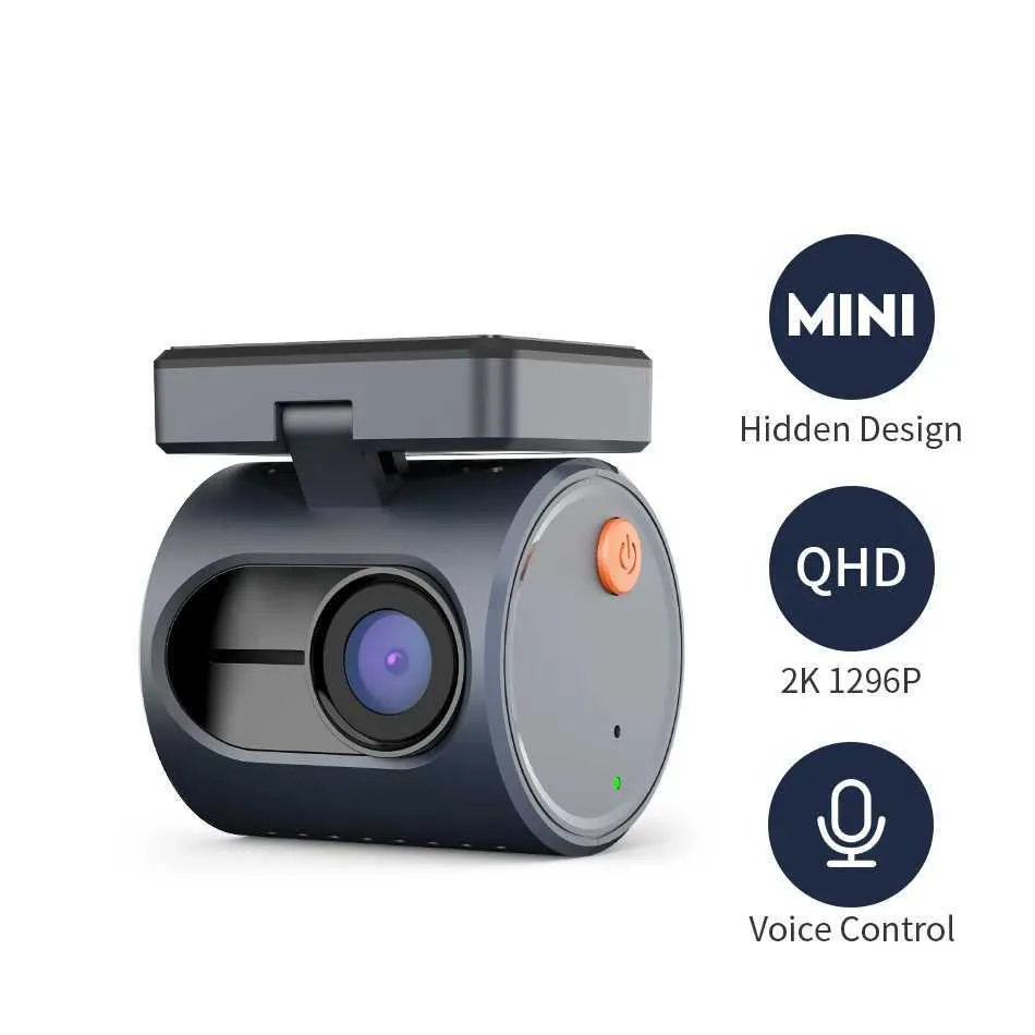 2K Dash Camera DVR Tiny Dash Cam Video Recorder Em...