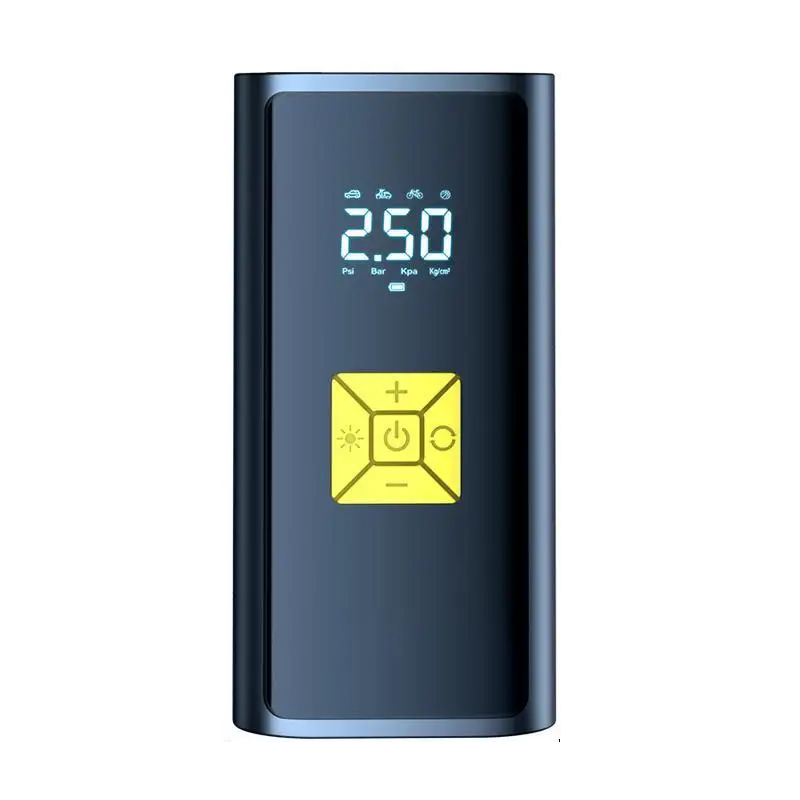1 Set Of Air Pump Intelligent Digital Display Wireless Tire Air Pump Tire Pressure Detection Inflation