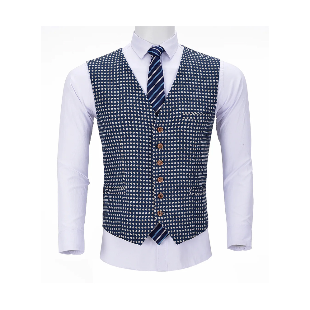 Men’s Slim Fit Suit Waistcoat Vest Jacket