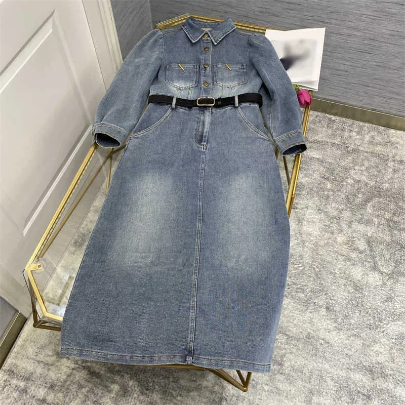 Denim Dress Women Ba...