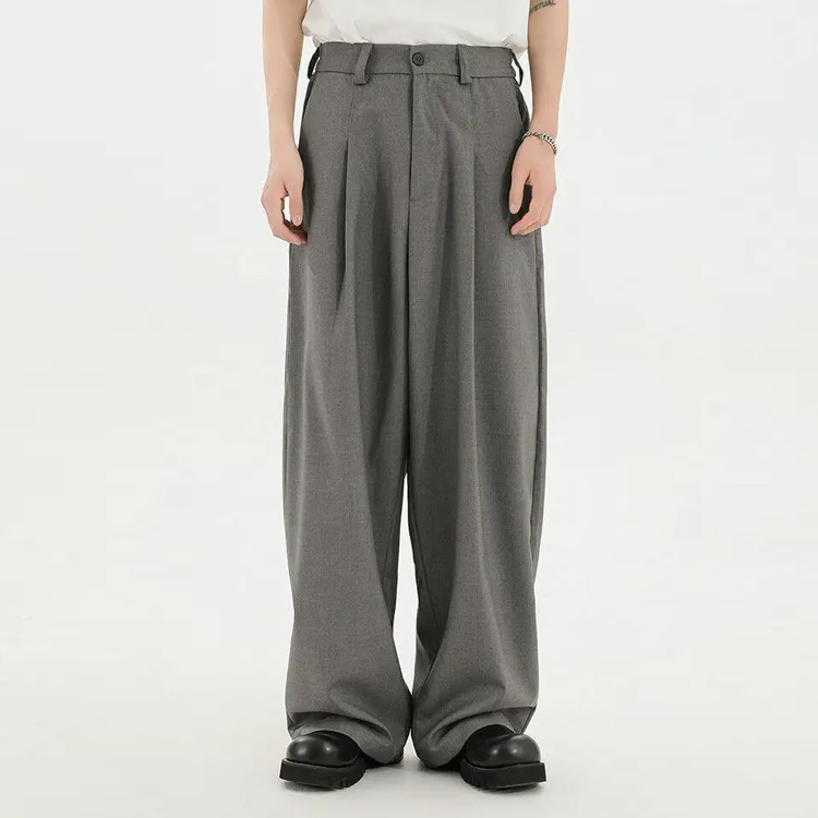 Suit Pants Men Fashi...