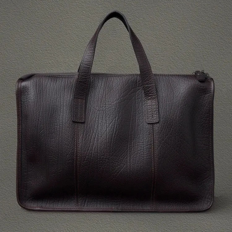 Vintage Cowhide Messenger Bags Men Leather Briefcase Business Office Handbag Man Bag Laptop Bag