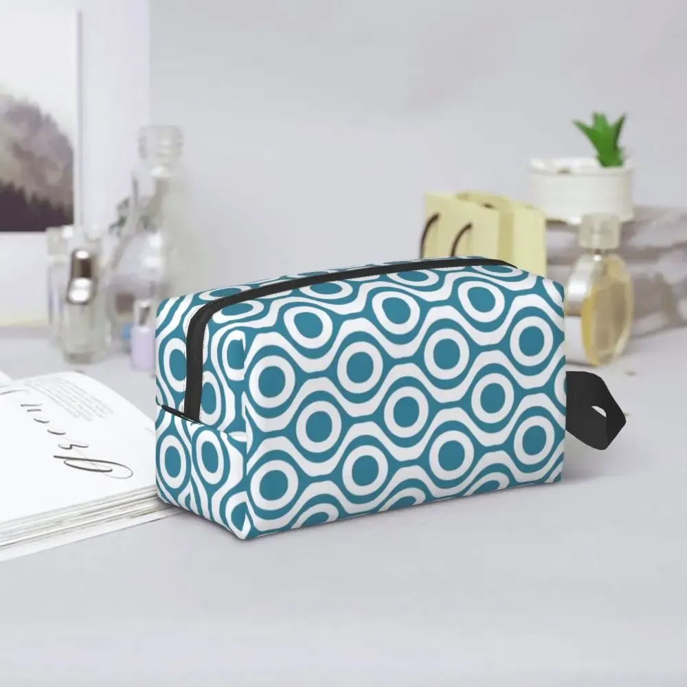 Cosmetic Bags Retro Pattern Toiletry Bag Women Makeup Organizer Ladies Beauty Storage