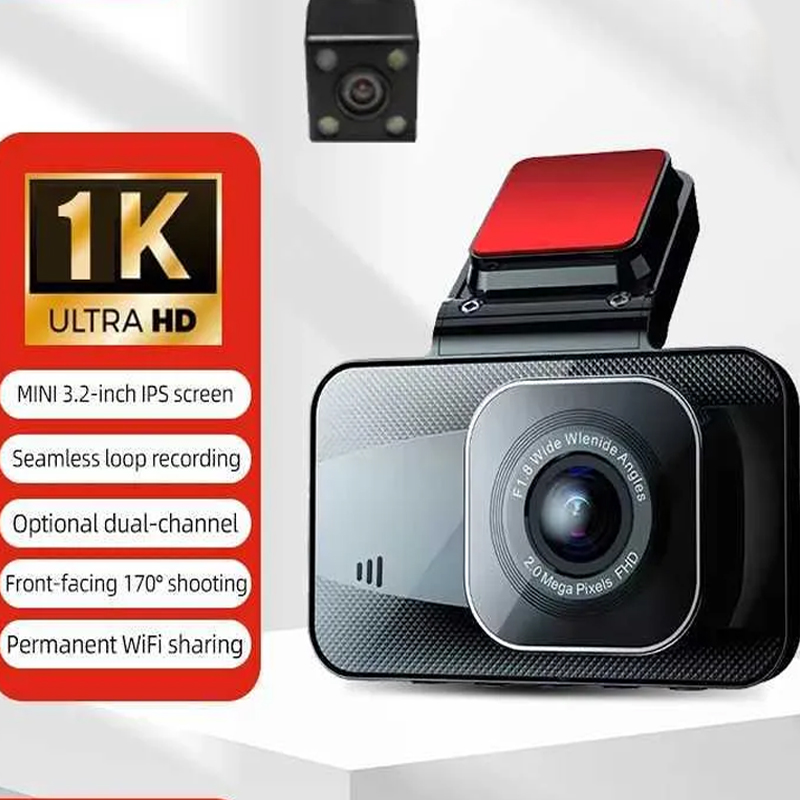 Car DVRs Universal Dashcam With Mini 3.2 Inch IPS Screen Hidden Type Car DVR Camera 1080P WiFi Driving Recorder Night Vision Car DVRs Universal Dashcam With Mini 3.2 Inch IPS Screen Hidden Type Car DVR Camera 1080P WiFi Driving Recorder Night Vision