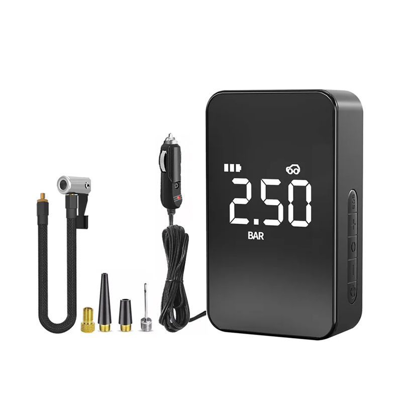 Rechargeable Air Pump with Big Screen Electric Wir...