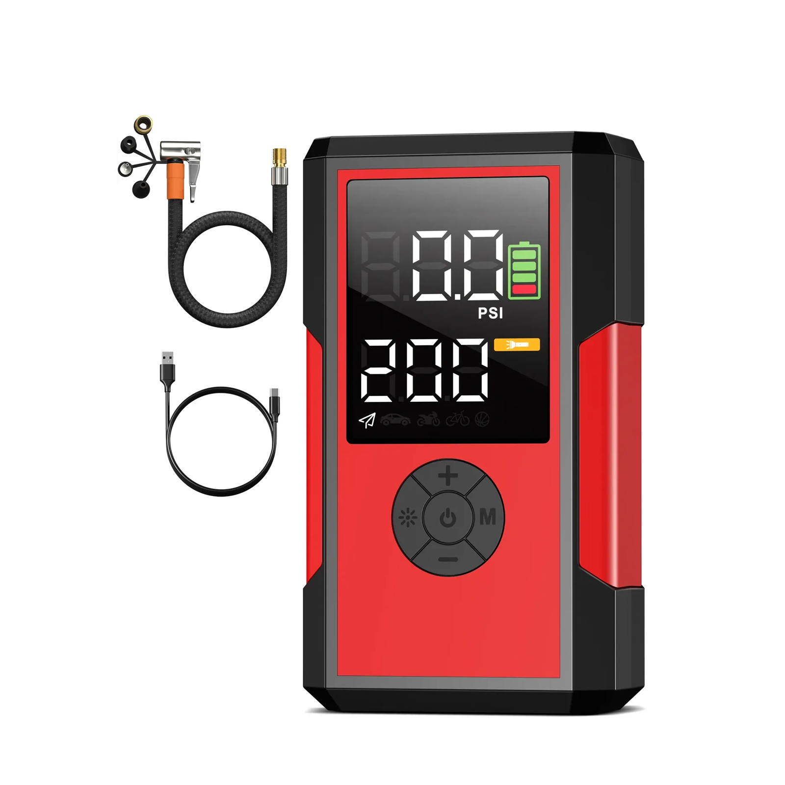 10000mAh 150PSI Smart Air Pump Portable Car Automa...