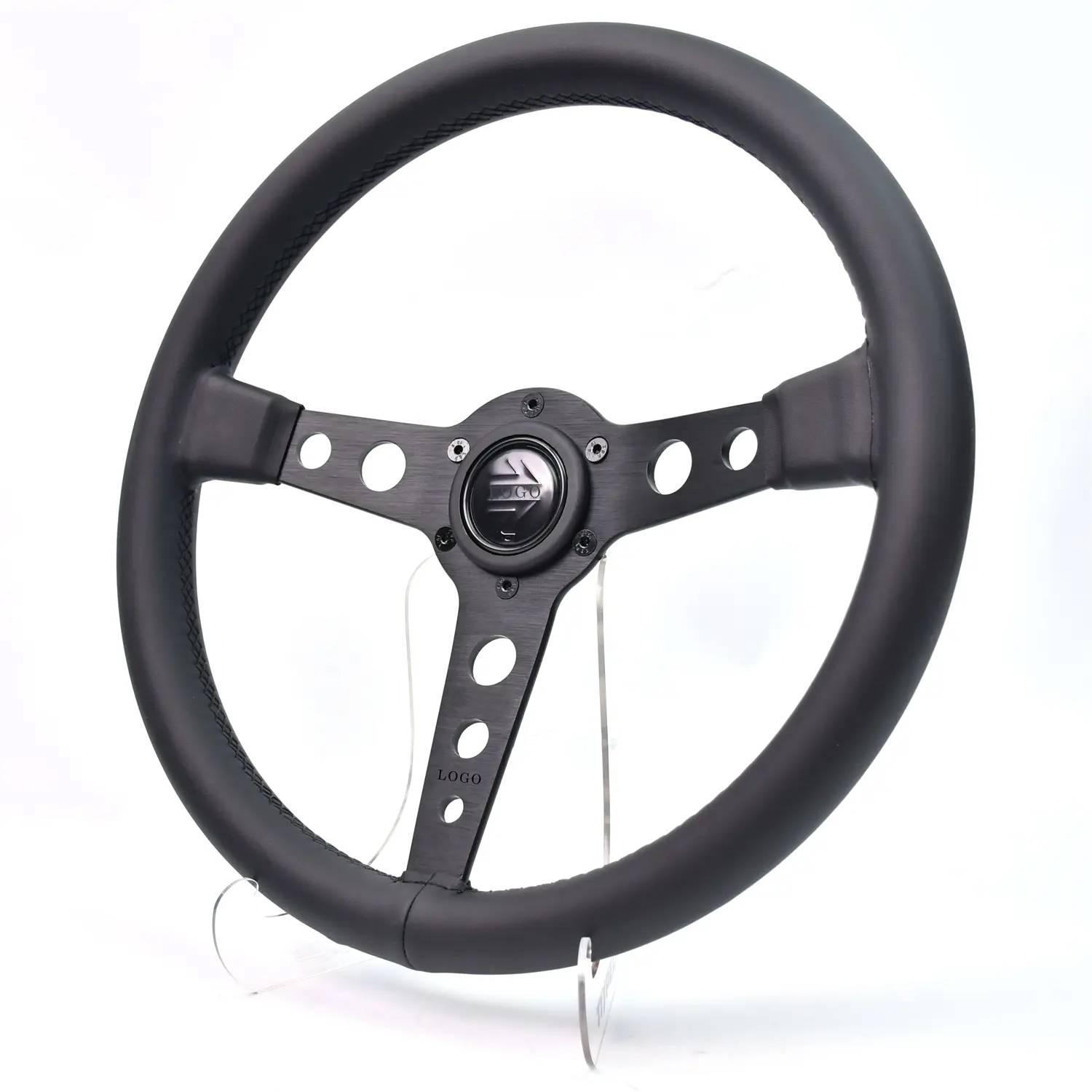 Universal 350mm 14' Prototipo P5 Black Edition Leather Sport Steering Wheel For SIM Universal 350mm 14' Prototipo P5 Black Edition Leather Sport Steering Wheel For SIM