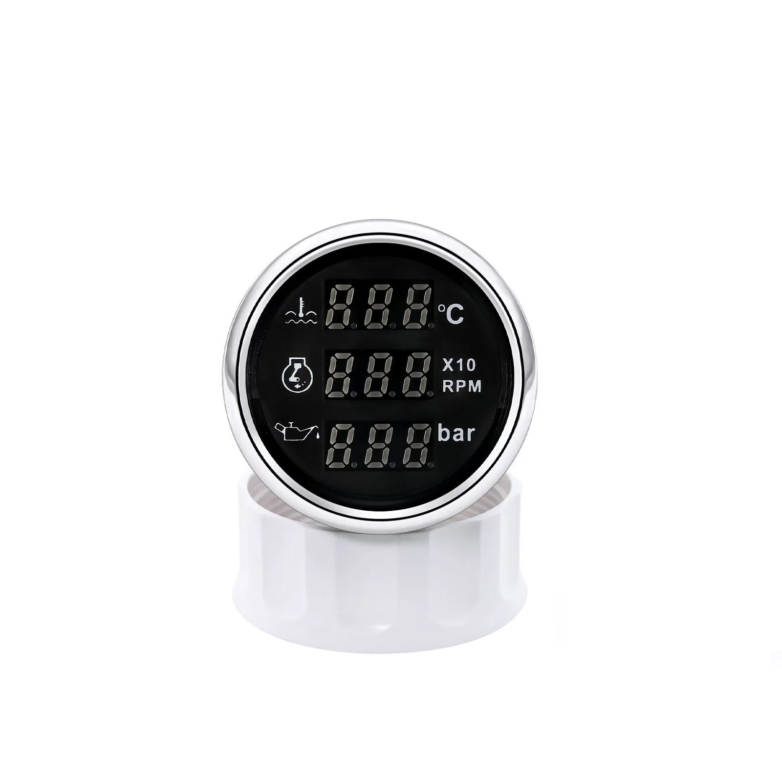 52mm Car Tachometer Digital 3 In 1 Multifunctional...