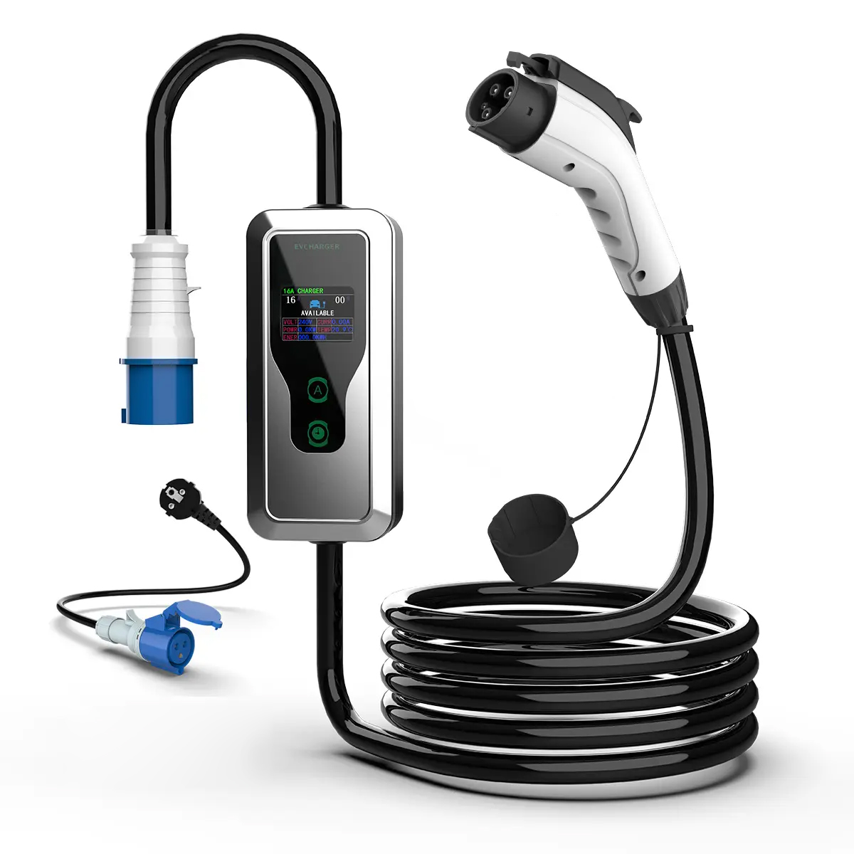 32A 7.2KW 1 Phase Type 1 EV Charger Portable Elect...