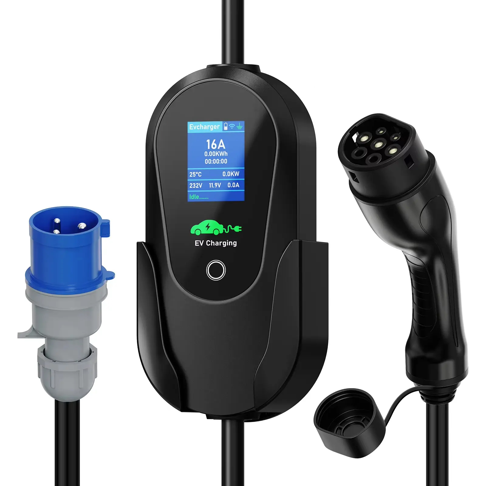 Type 2 IEC 62196-2 Portable EV Charger 7.2KW 32A S...