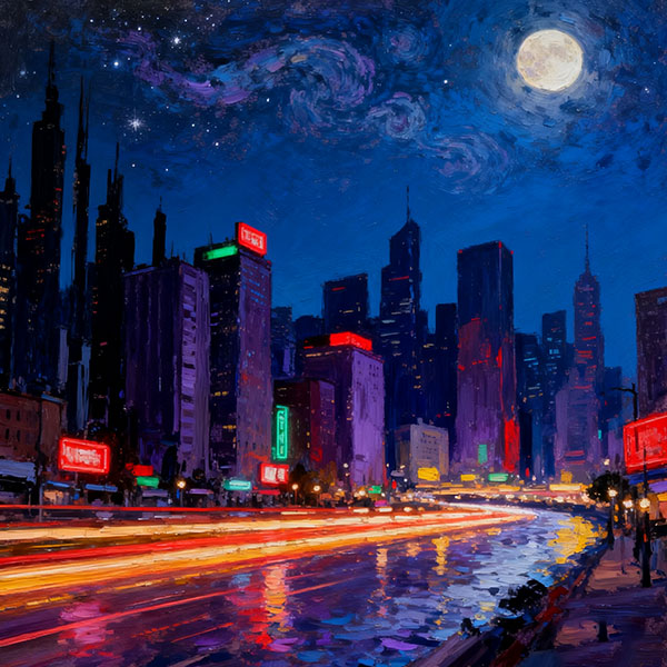 Starry Night City