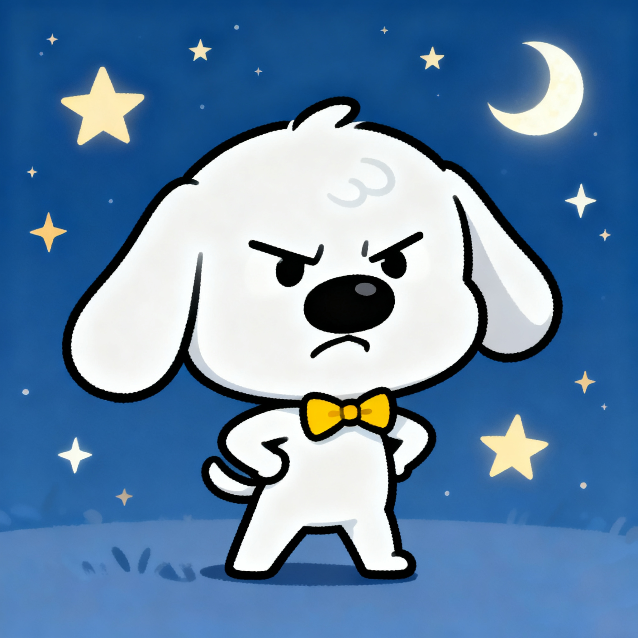 White Puppy Sean Is Very Angry