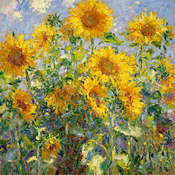 Golden Sunflower Garden