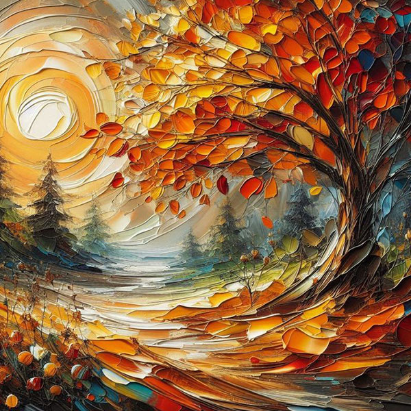 Autumn Golden Tree