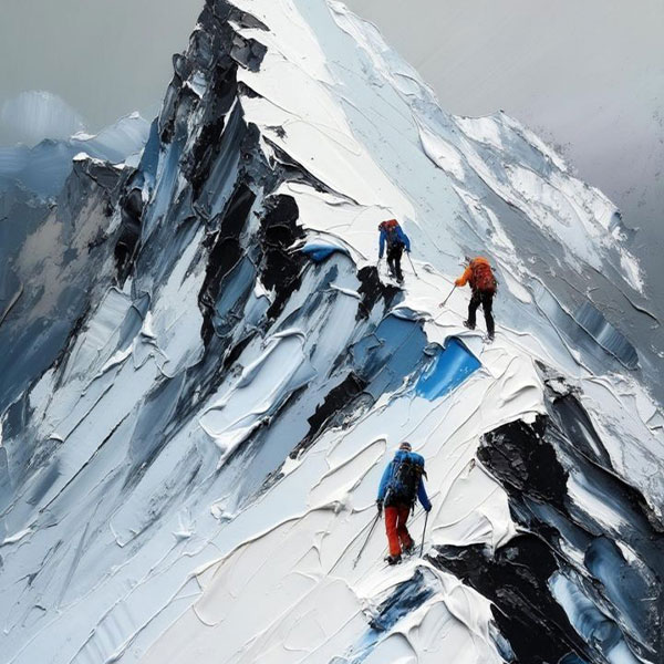 Snow Mountain Climber