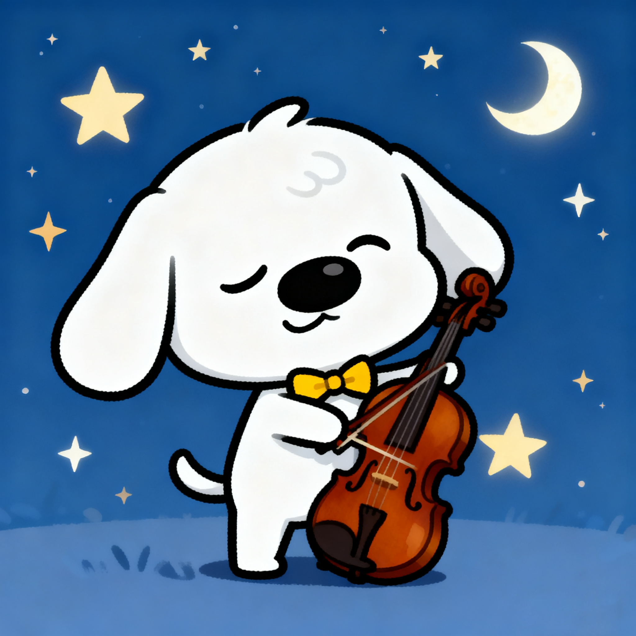 White Puppy Sean Playing Guitar