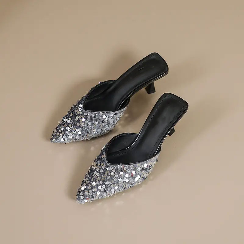 Women's Style Mules Slides Pointed Shoes