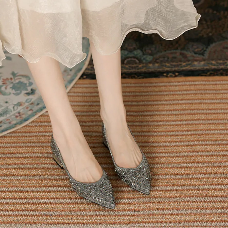 Sparkling Crystal High Heels For Women - Wedding Shoes