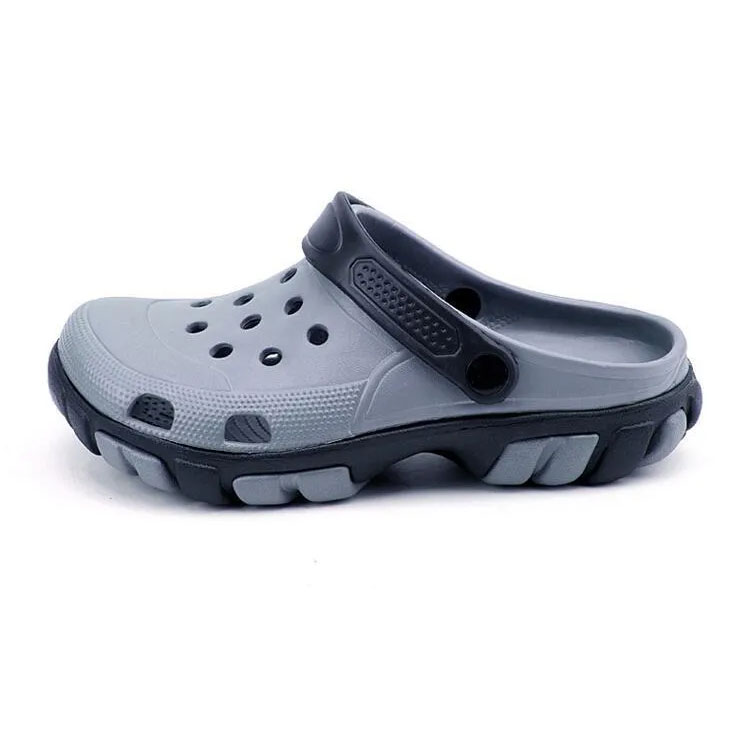 Male Beach Slipper Flat Breathable Outdoor Sandals Male Gardening Shoe