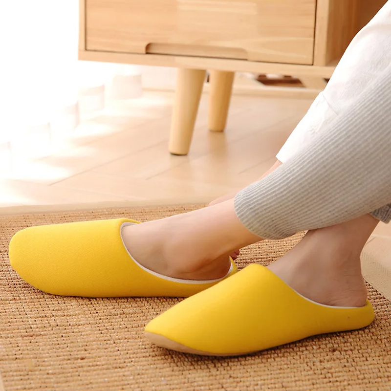 Men Casual Shoes Home Indoor Slippers Soft Plush Male House Bedroom Slippers