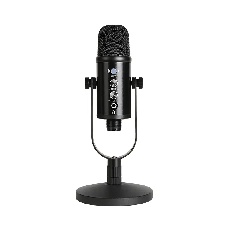 Professional Condenser Microphone PC Computer Laptop Recording Gaming Mic Speaker