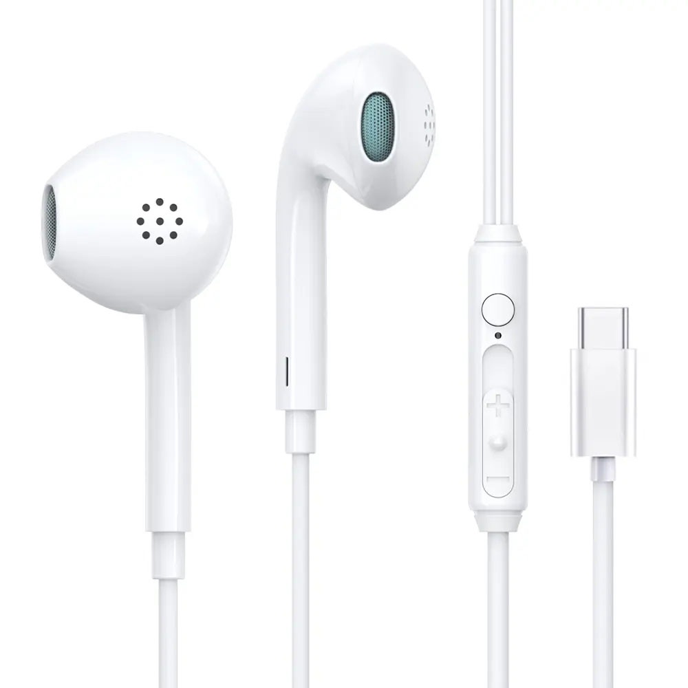 Wired Earphone Type-C With Mic In-ear Wired Headphones For Cellphone Headsets