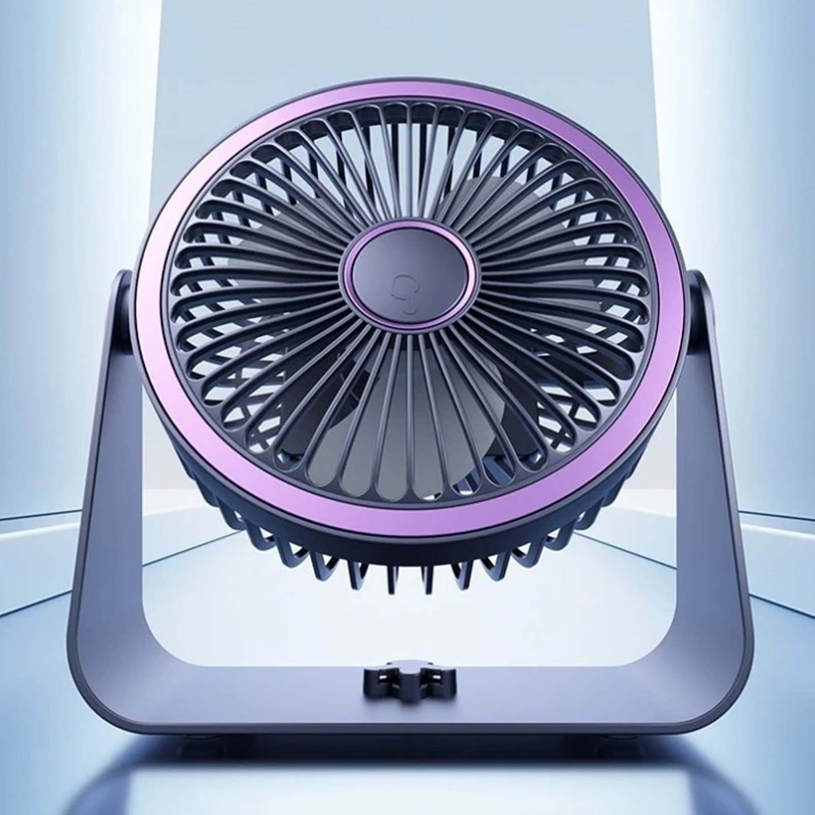 2-In-1 Camping Fan, Rechargeable, Desktop, Portable, Circulating Fan, Wireless, 5-Speed, USB Fan, LED Night Light