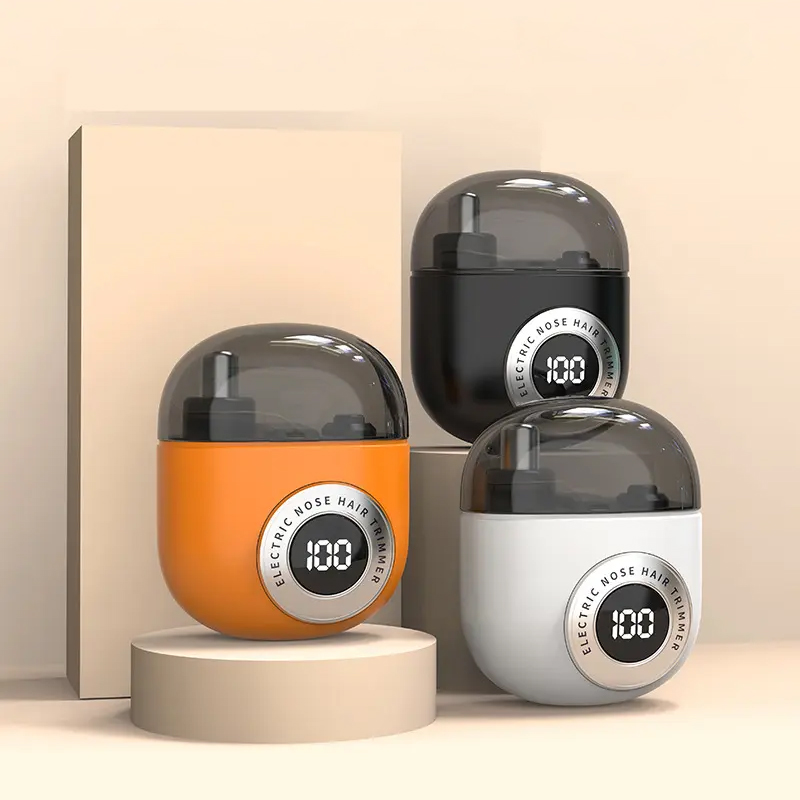 Nose Hair Trimmer USB Charging Dual-Edge Blades Electric Portable Men Mini Nose Hair Trimmer Face Care