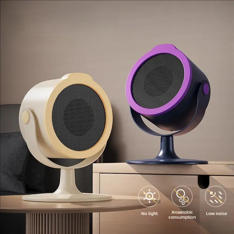 Portable Mini Heater With Two-Level Warm Air Adjustment Suitable For Use On Home And Office Desks As Well As A Foot Warmer