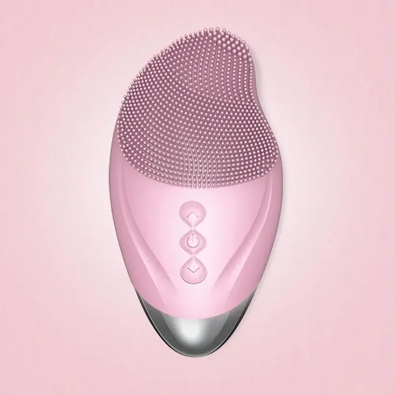 Rechargeable Silicone Facial Cleansing Brush Eye Massage Tool Face Cleaner Deep Cleaning Pore Skin Health Care Device Waterproof