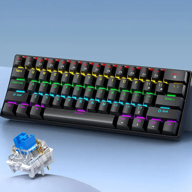 Keyboard Mechanical Keyboard Portable Wired Keyboard