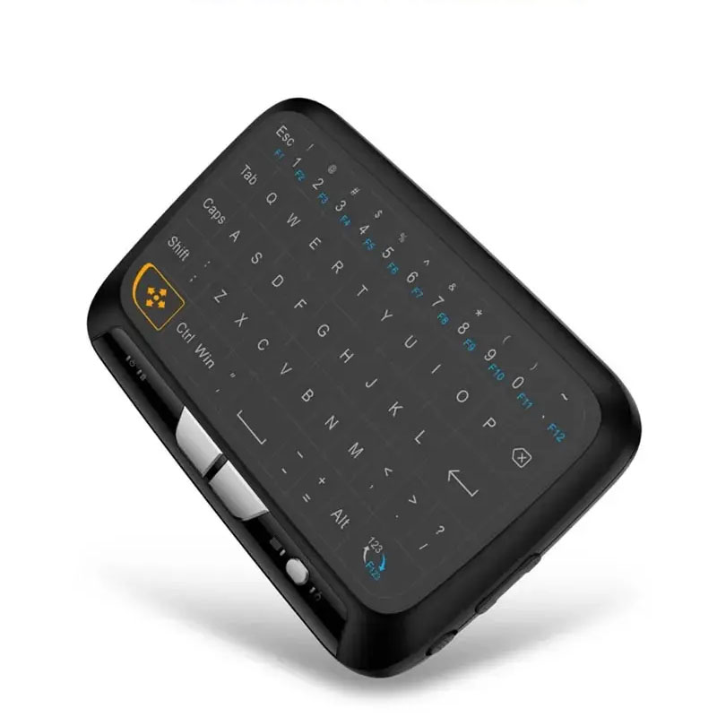 Full Touch Screen Keyboard Mini Wireless Keyboard Rechargeable Touchpad Keyboard With Backlight Function