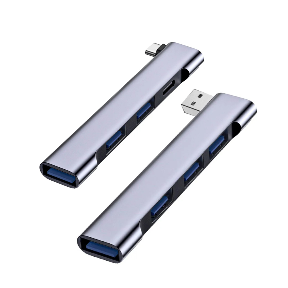 High Speed Tools Office USB Hub PD 60W Charging 4 In 1 USB-C Hub USB 2.0/USB 3.0 Computer Accessories USB Hub Docking Station