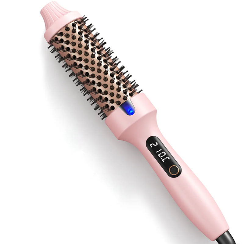 Heated Curling Iron Brush, Roller Volumizing Air Wrap, Hair Styling Appliances, Professional Hair Curler Straightener
