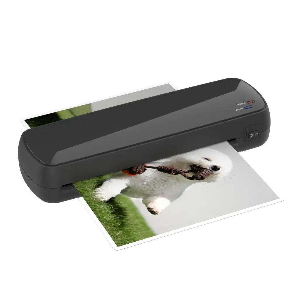 4-In-1 Laminator Machine It has Quick Warm-Up Fast Laminating Documentation and Photos Increases Their Long-Term Color Preserve
