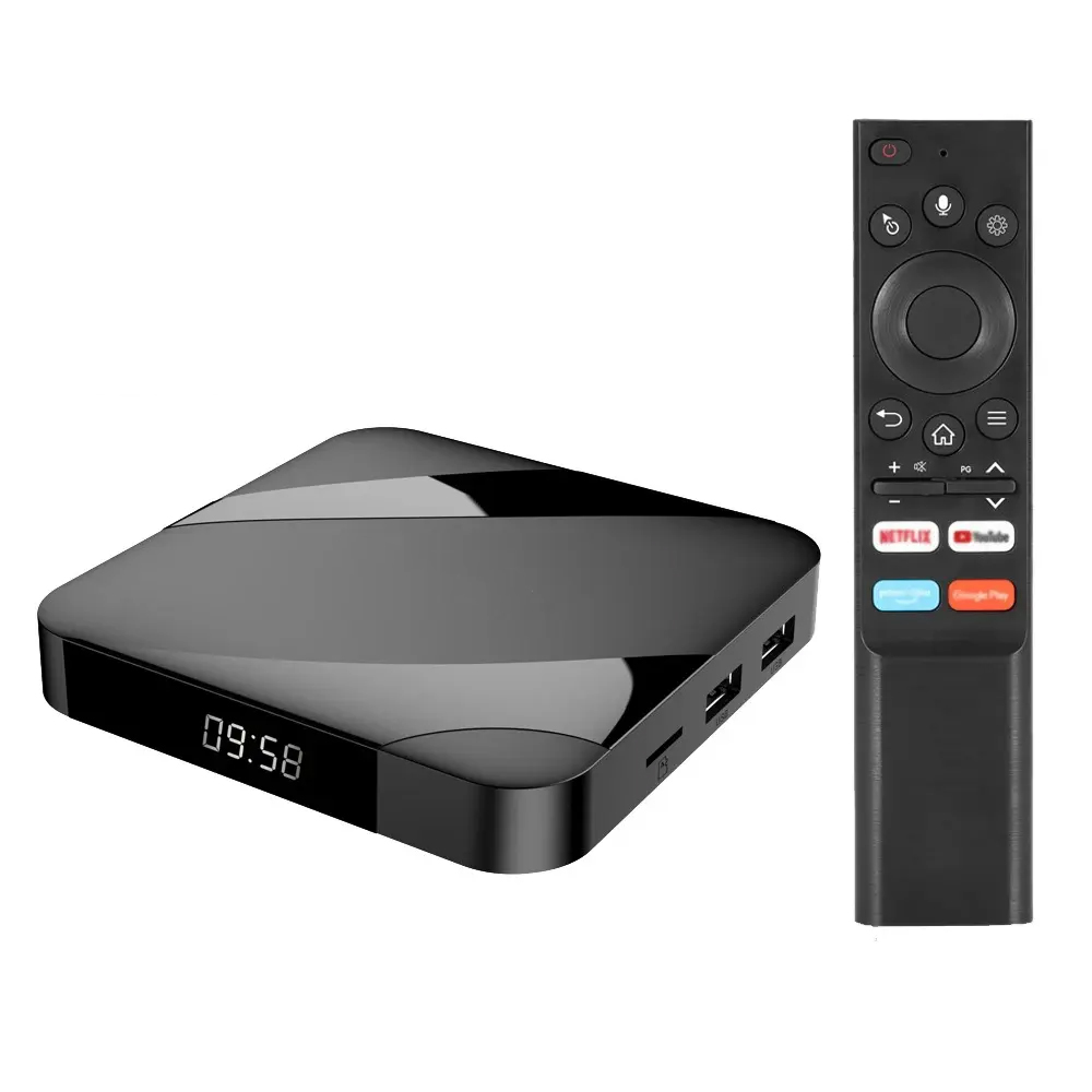 The TV Box Supports Bluetooth A Quad-Core Processo...