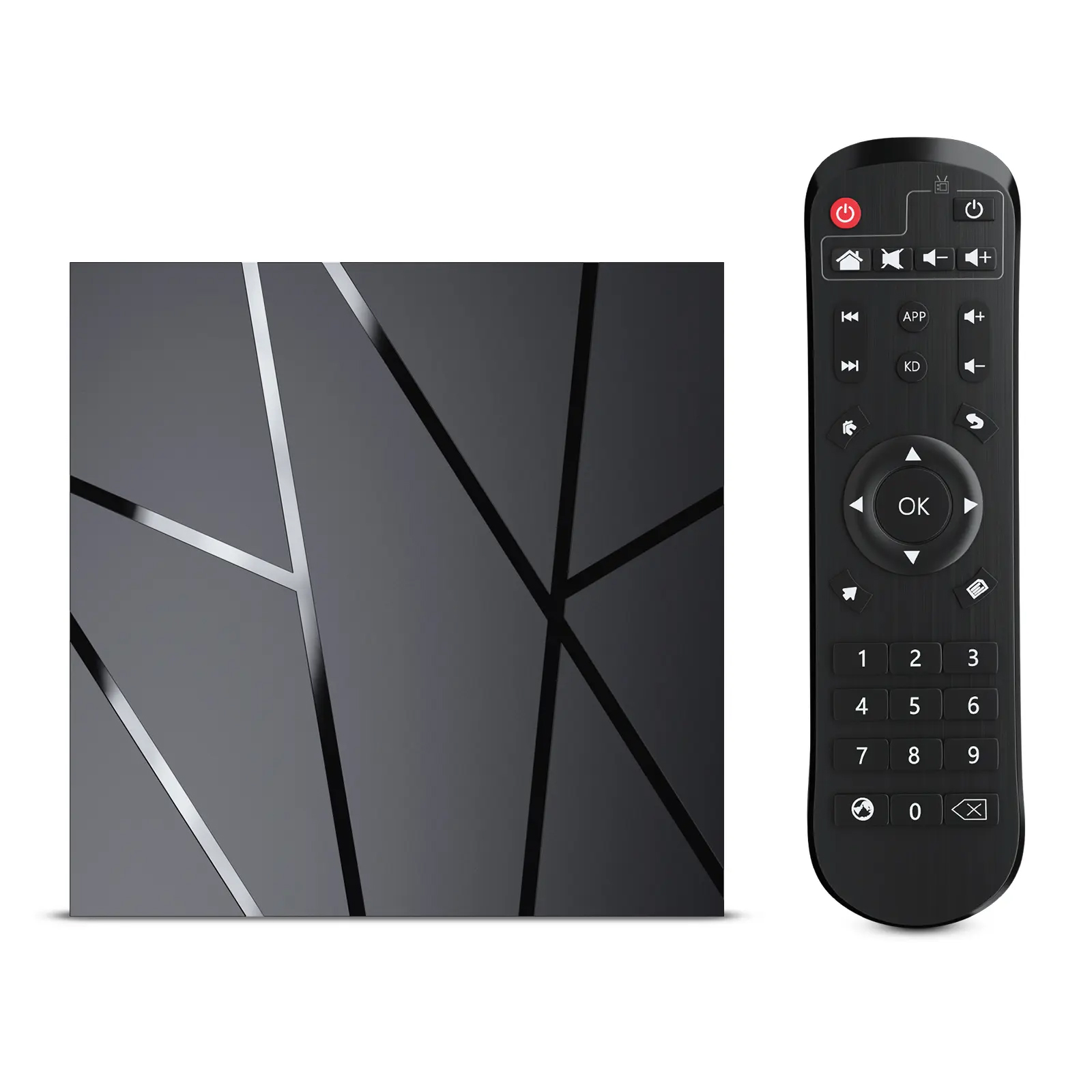 Smart Tv Box Quad-Core Processor Media Player Set-...