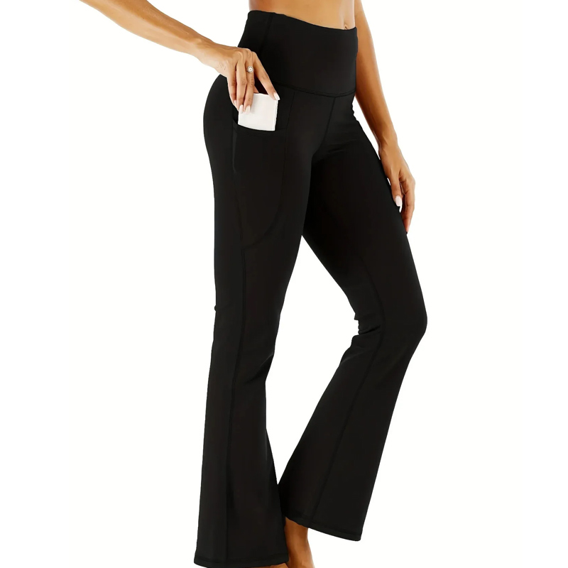 Women's Flared Yoga Pants With Pockets
