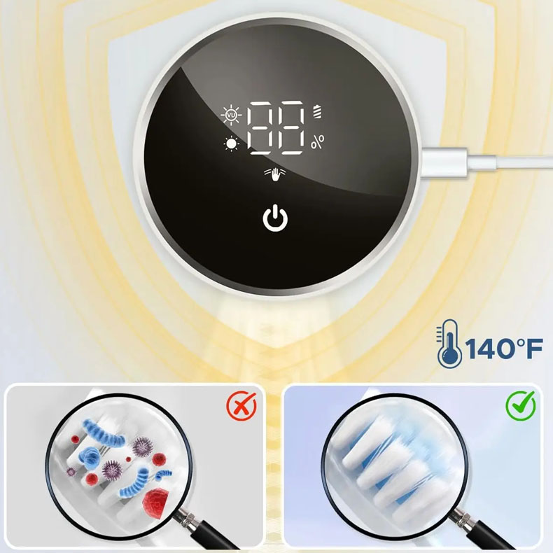 Toothbrush Holders For Bathroom Toothbrush Sanitizer Holder