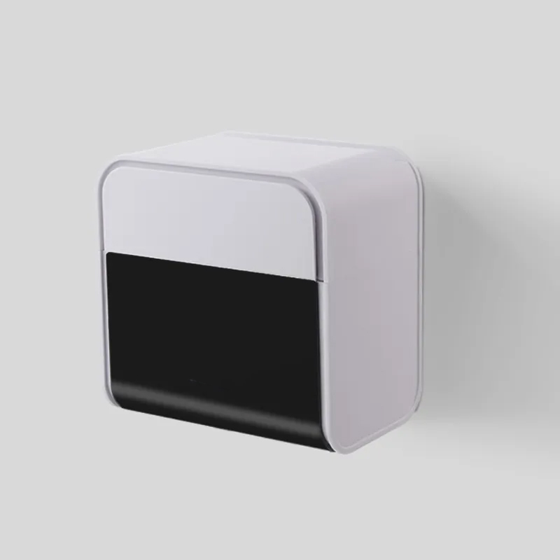 No-Drill Toilet Paper Holder Waterproof Tissue Box