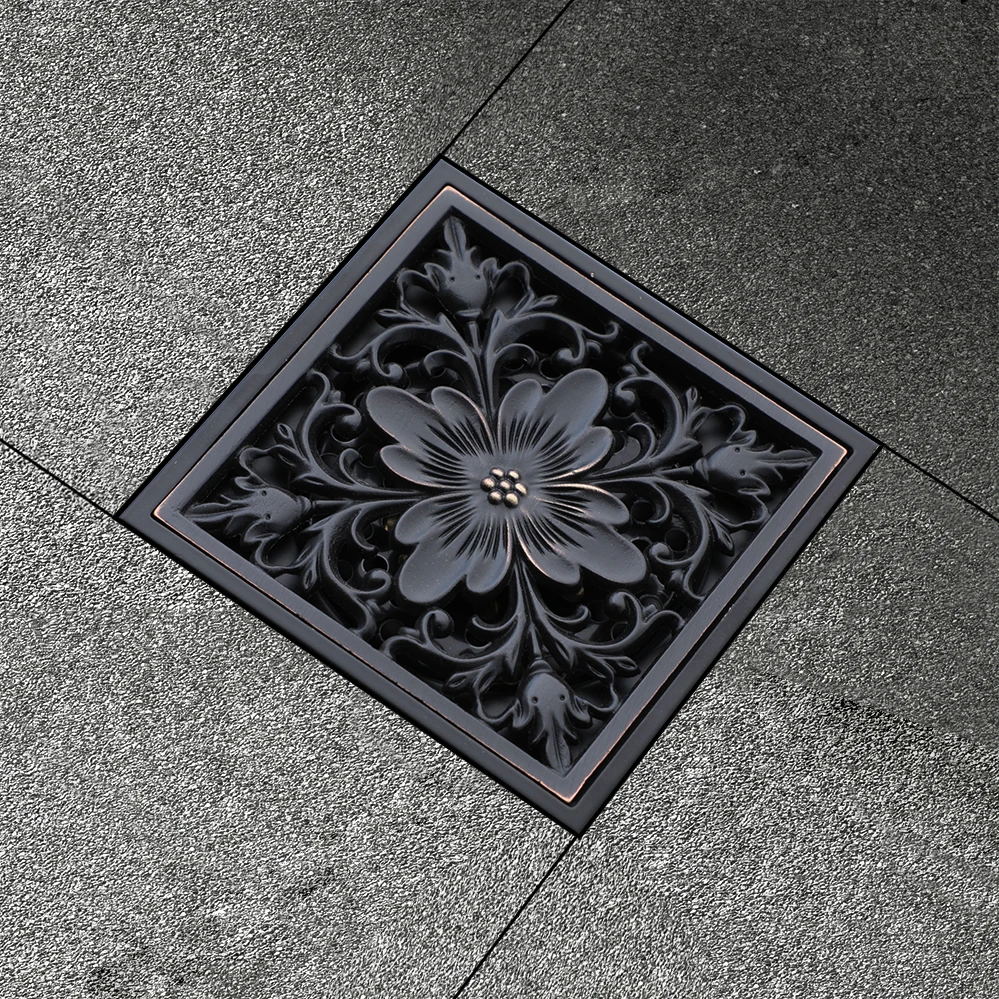 Shower Bathtub Bathroom Floor Drain Square Drainage Water Filter Sink Strainer Waste