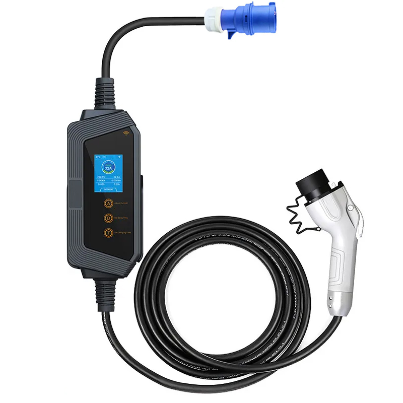 7KW 32A Adjustable EV Charger 5m GBT Version Set C...