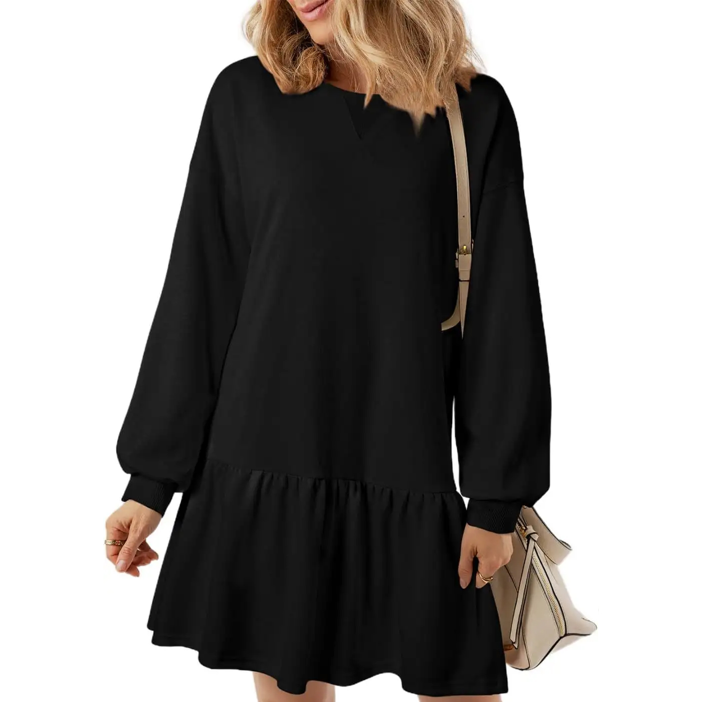 Women's Long Sleeve Pullover Tops Crewneck Sweatsh...