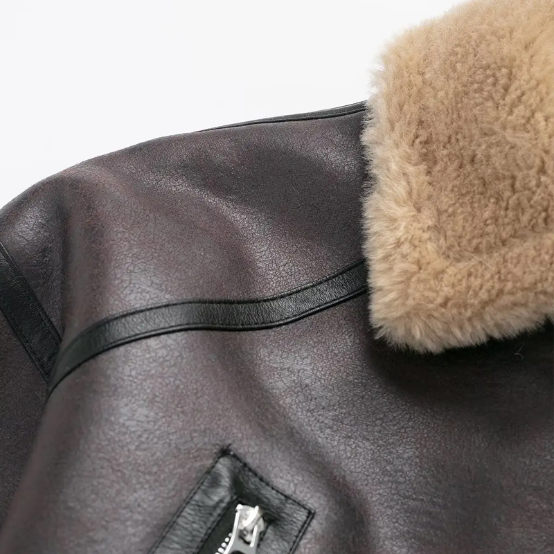 Women’s Winter Cozy Lapel Coat ...