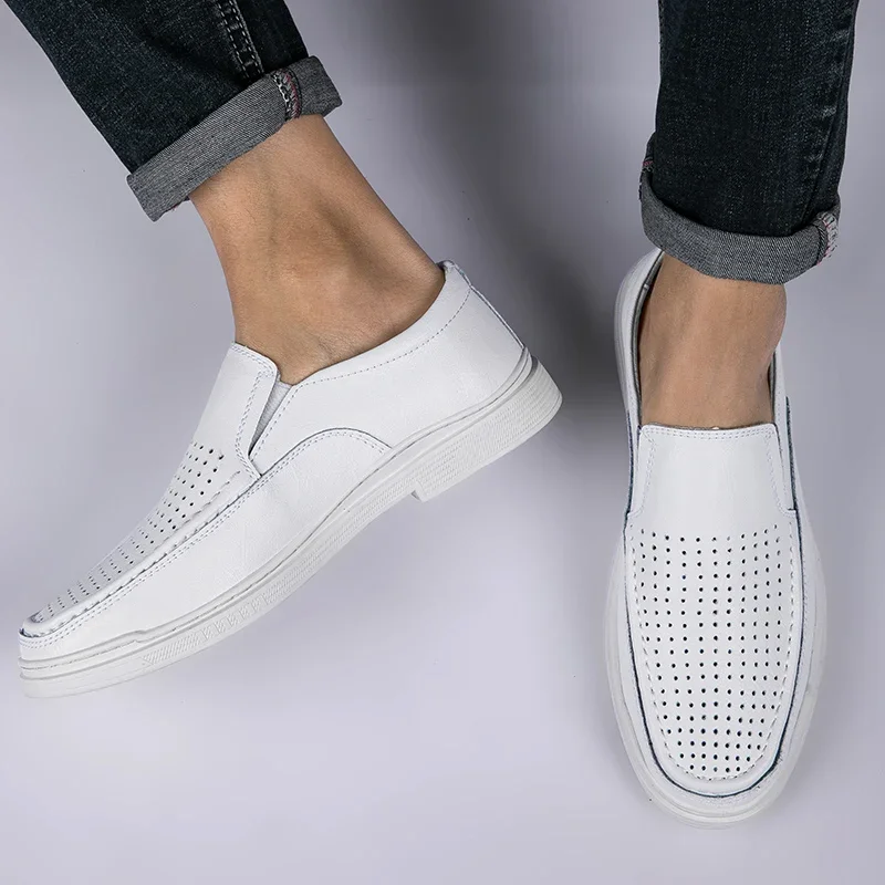 Men's Genuine Leather Casual Loafer Shoes