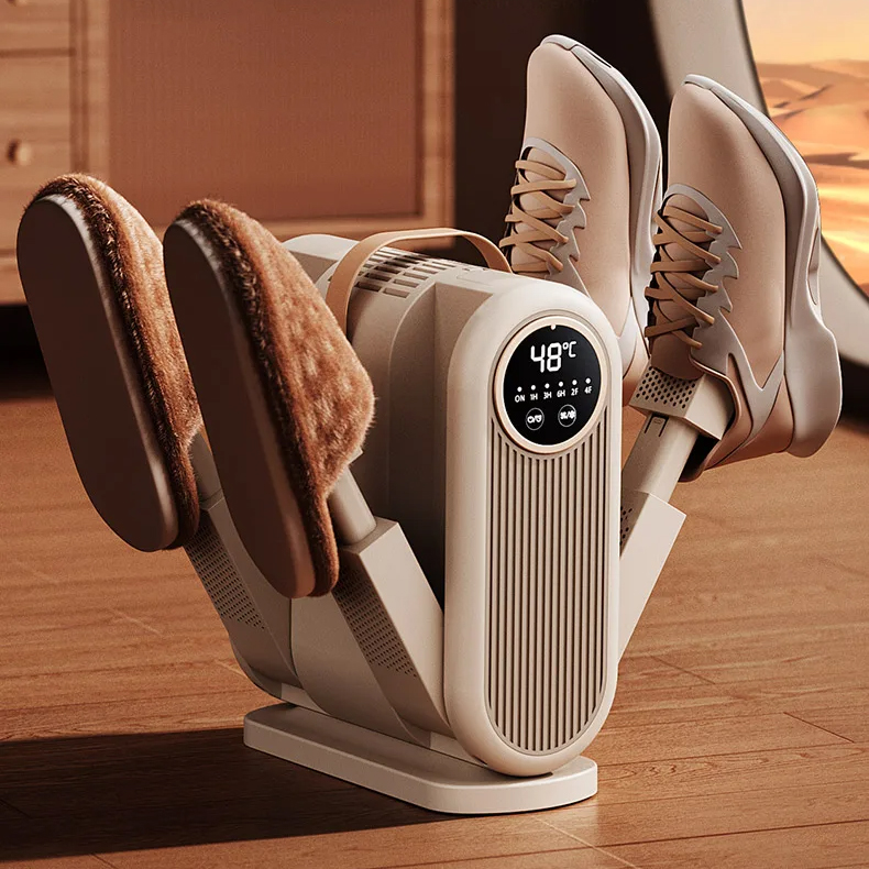 Foldable Shoe Dryer Electric Shoe and Boot Dryer Timing Control Household Shoe Warmer Portable Heater For Socks Boots