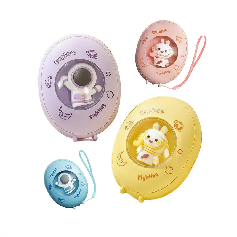 Cartoon Hand Warmer Mini Portable USB Rechargeable with Ambient Light Mini Pocket Warmer For Winter Cold Weather